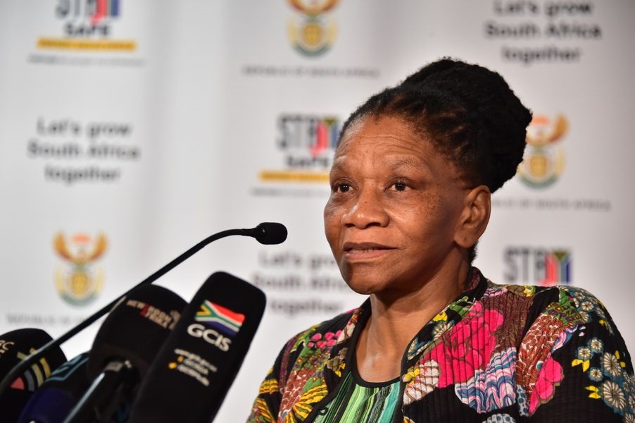 Thandi Modise said law enforcement agencies will step up operations to protect Mzansi citizens. Photo by GCIS