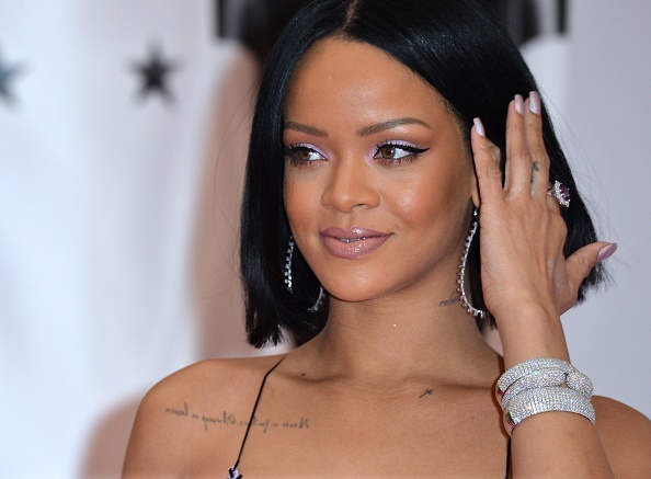 Rihanna at the BRIT Awards. Photographed by Anthony Harvey