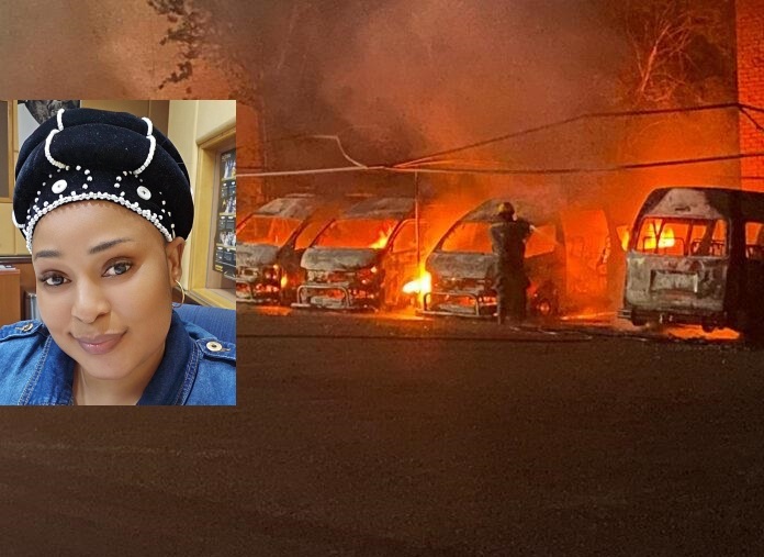 Ukhozi FM presenter Zimdollar's brother's taxis torched.