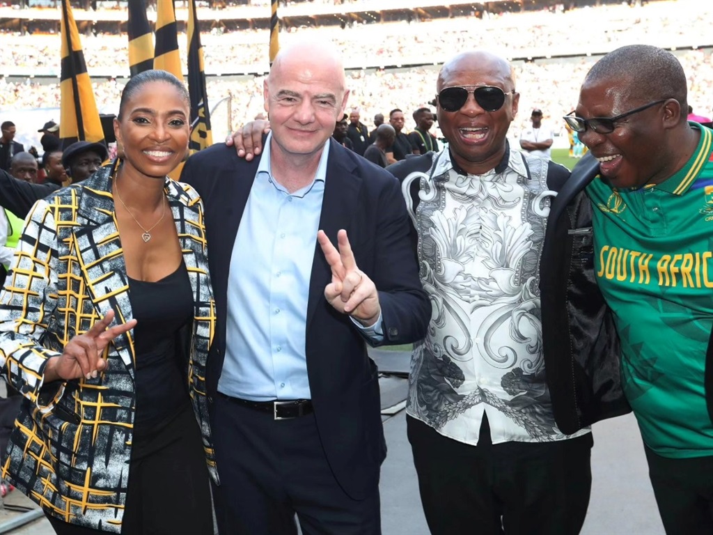 Saturday's Soweto Derby saw a host of VIP's in att