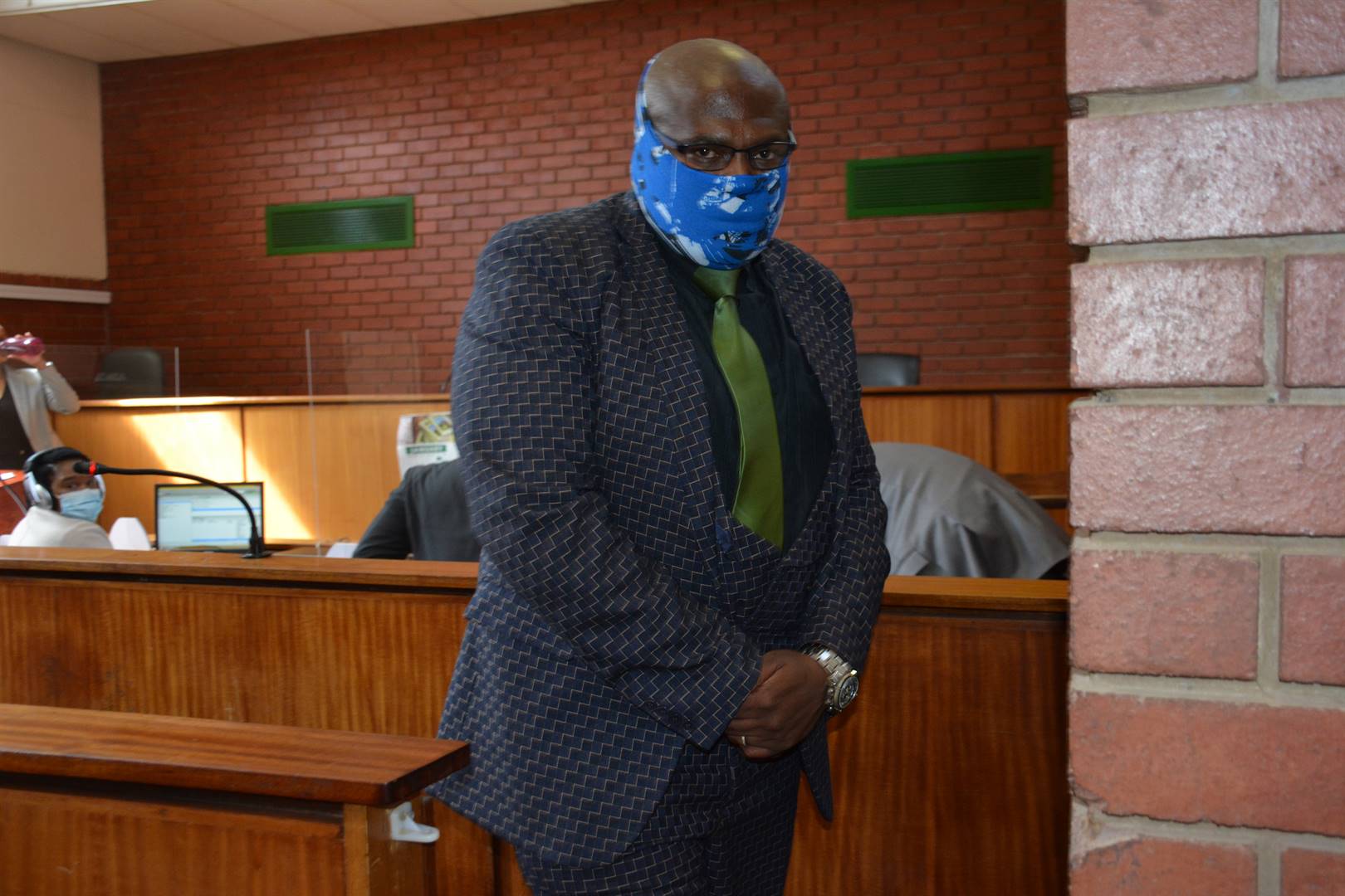 Rapist Pastor Johannes Masilela appeared at the Kwamhlanga magistrate court today. Photo by Bongani MthimunyePhoto by 