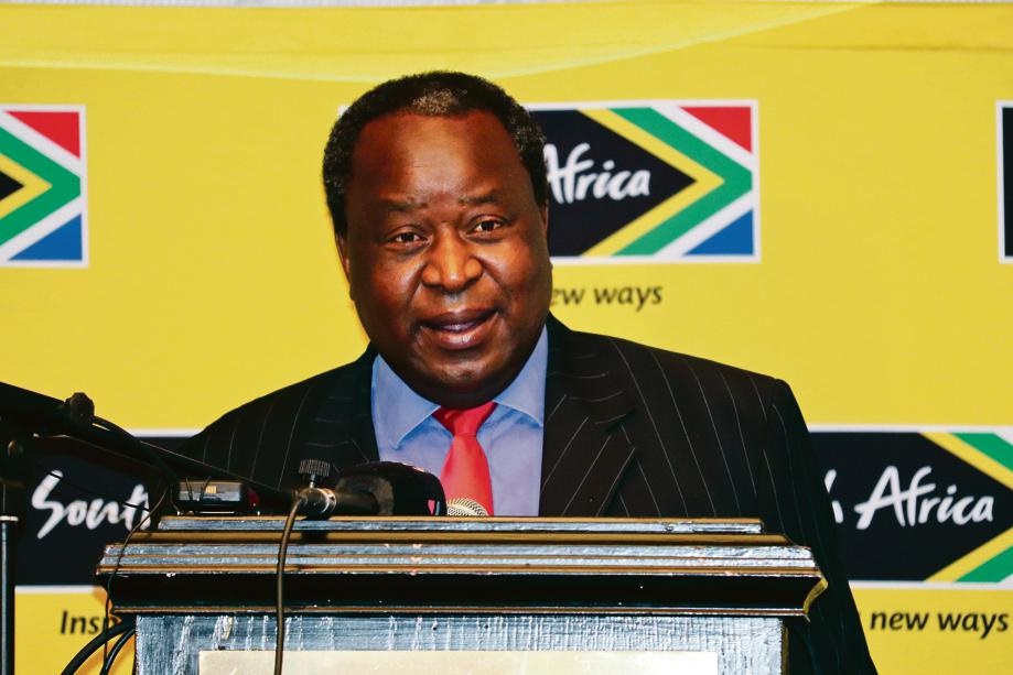 Finance Minister Tito Mboweni speaking at the pre- World Economic Forum Breakfast in Rosebank ahead of his trip to Davos, Switzerland. Picture: Palesa Dlamini/City Press