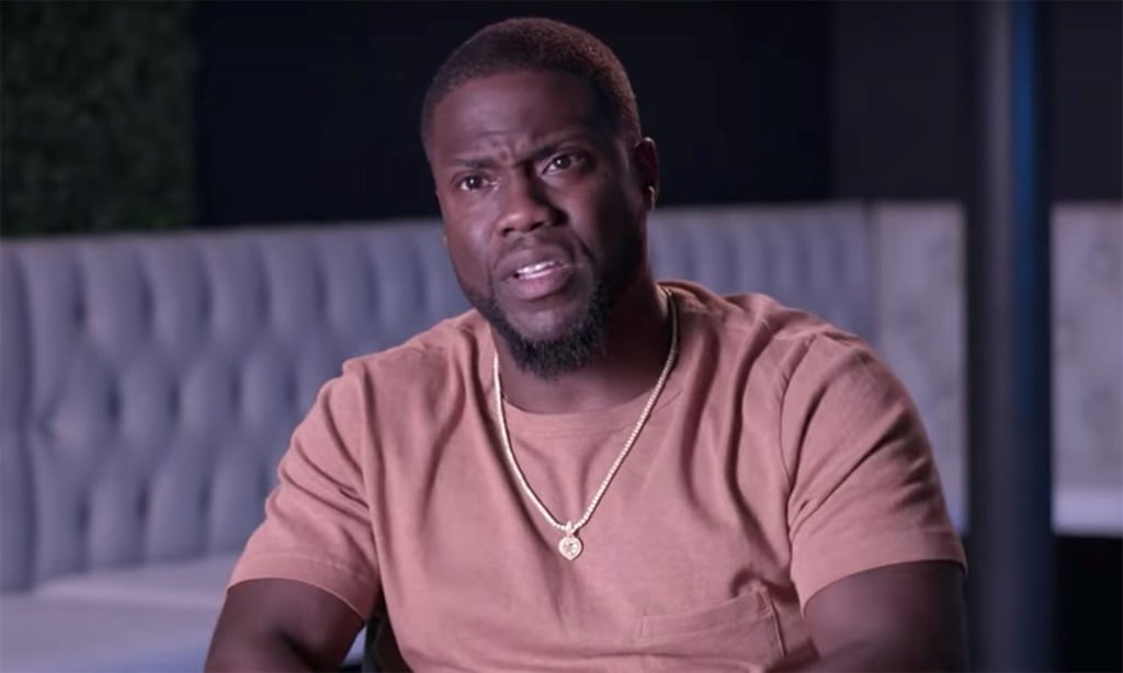 Comedian and film star Kevin Hart opens up.  Picture: Screengrab