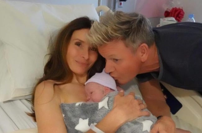 Gordon Ramsay and his wife, Tana, with the new addition to their family, Jesse. (PHOTO: Instagram/@tanaramsay)