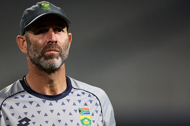The make-up of Proteas white-ball coach Rob Walter's T20 World Cup team is raising questions of CSA's transformation system. (Matthew Lewis/Getty Images)
