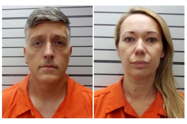 Funeral home directors Jon and Carrie Hallford face 190 counts of abuse of a corpse, five counts of theft, four counts of money laundering and over 50 counts of forgery and unlawful flight to avoid prosecution. (PHOTO: Gallo Images/AP)