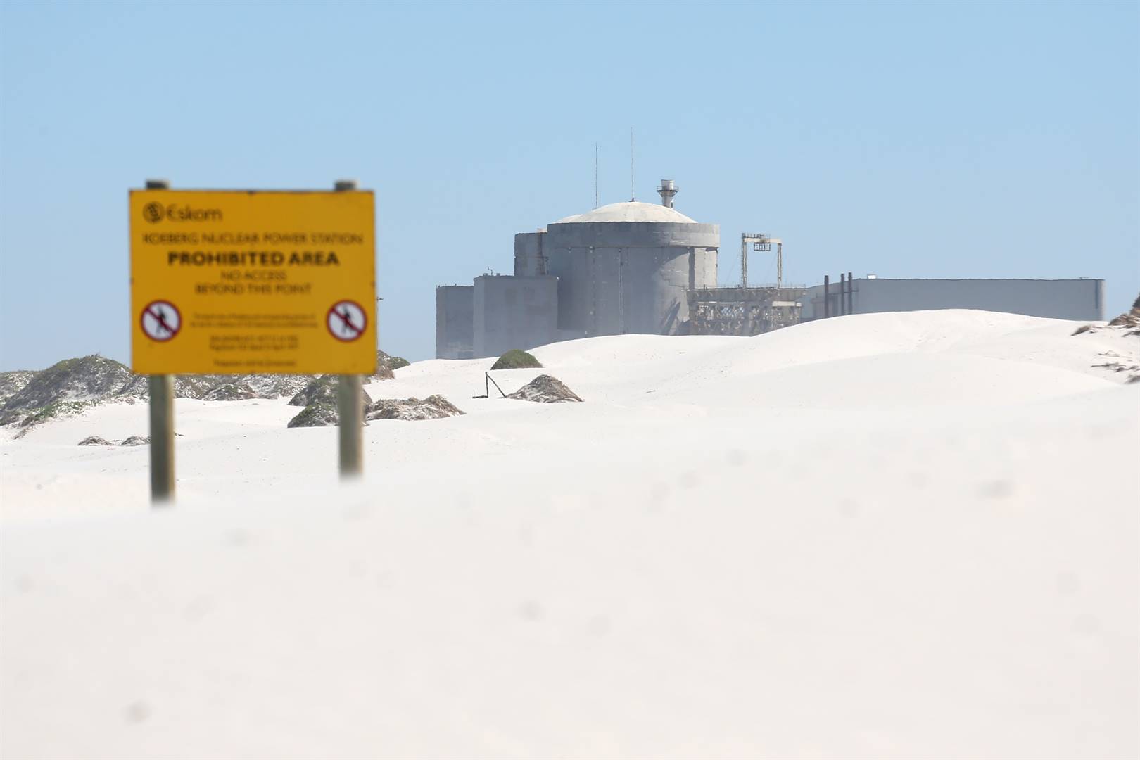 The Koeberg nuclear power station in Cape Town. 