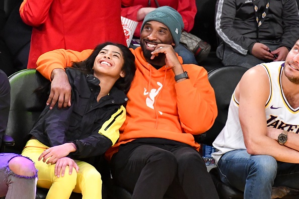 Basketball player  Kobe Bryant and his daughter Gigi.