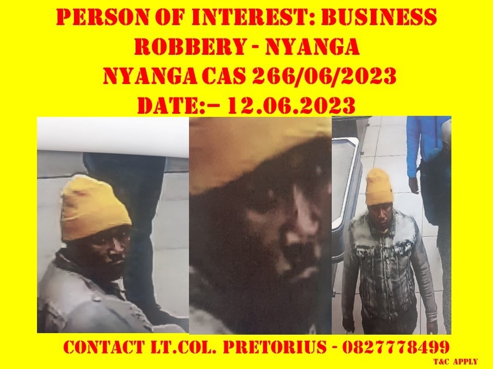 Police in Cape Town are looking for this men who a