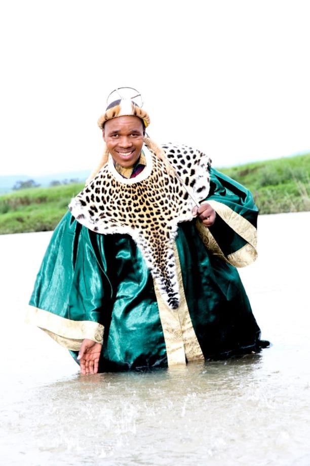 Traditional healer Bongani Gumede says he visits the river snake in the dam before he heals people.