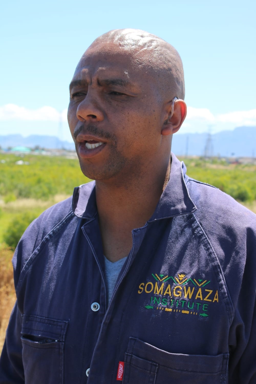 Somagwaza Insitute chairman, Sikelela 'Ndlovu' Zokufa needs support for his initiative. Photo by Lulekwa Mbadamane