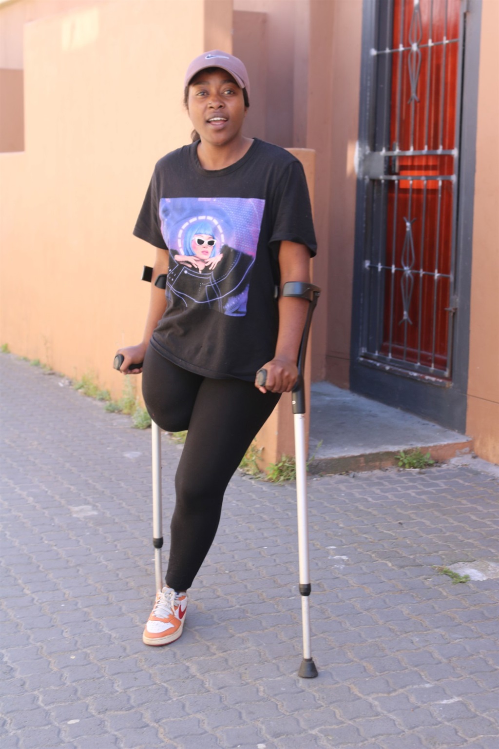 Awethu Njomane says she was shot by a cousin of he