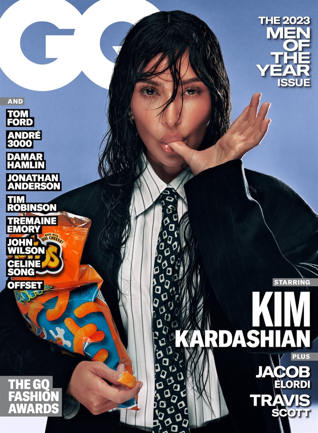 Kim Kardashian breaks social boundaries and becomes GQ's Man of the Year.
Photo: Jack Bridgland/GQ