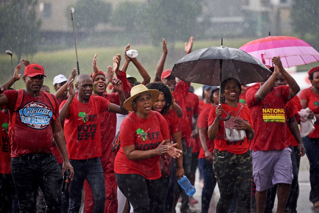 February 28.2020. The EFF march to Megawatt park, 