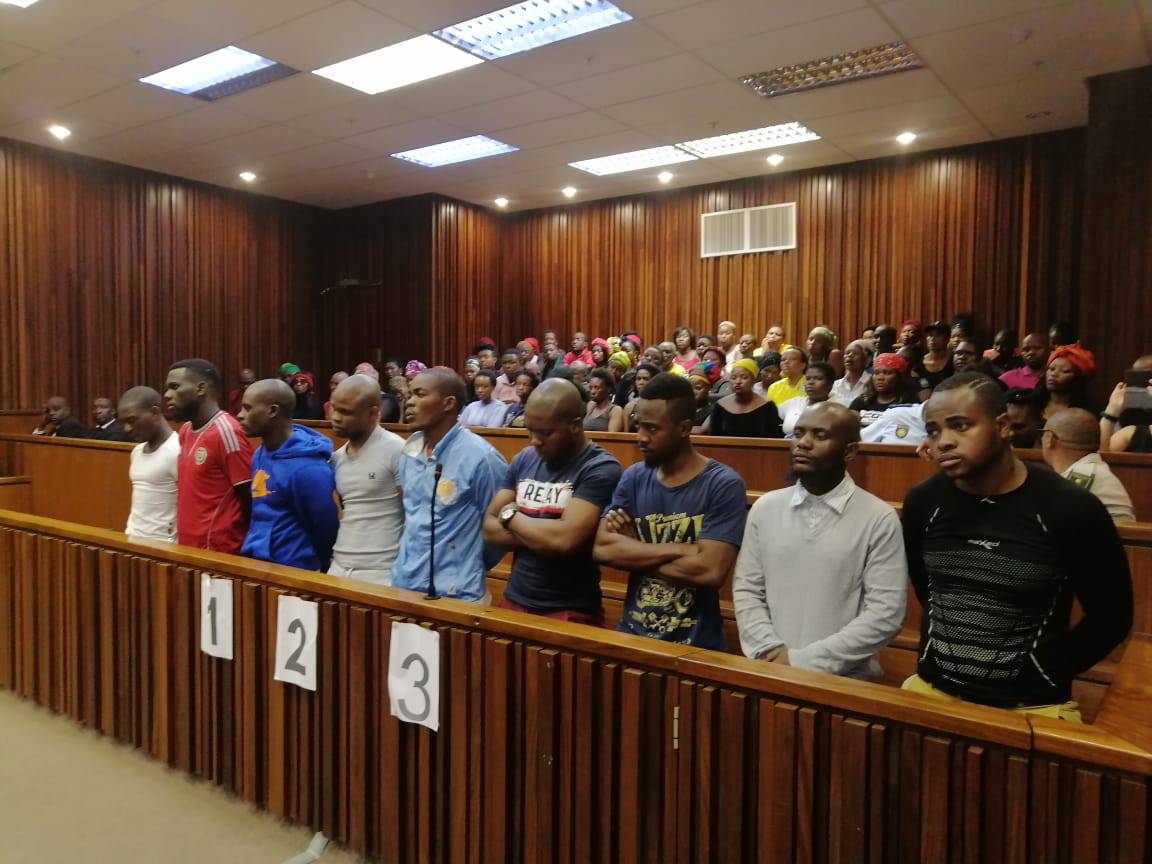 The West Rand serial rapists on the stand. Photo by Zamokuhle Mdluli