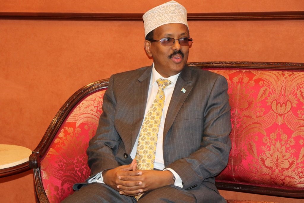 Somalian President Mohamed Abdullahi Mohamed.