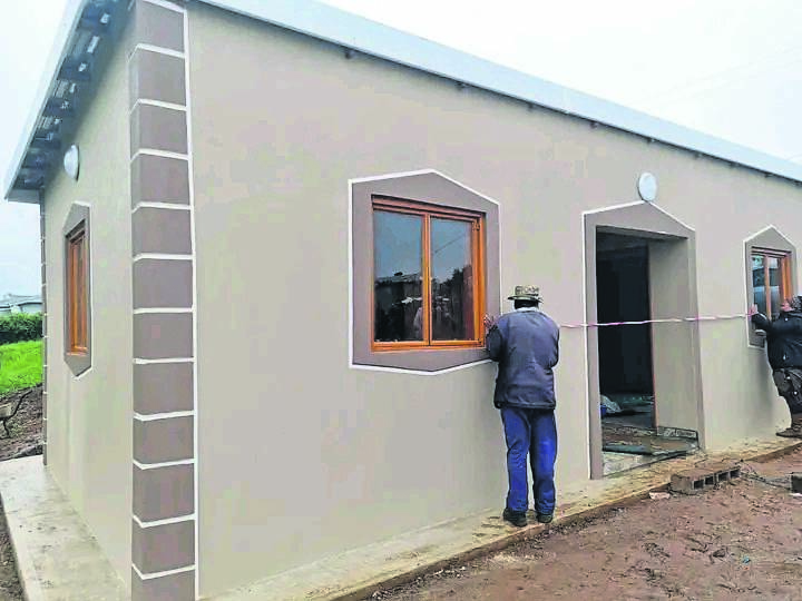 The house that the Ingquza Hill Business Chamber handed over to the Mzolisa family in Lusikisiki.