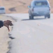 Hitchhiker robber cornered by amaphoyisa    