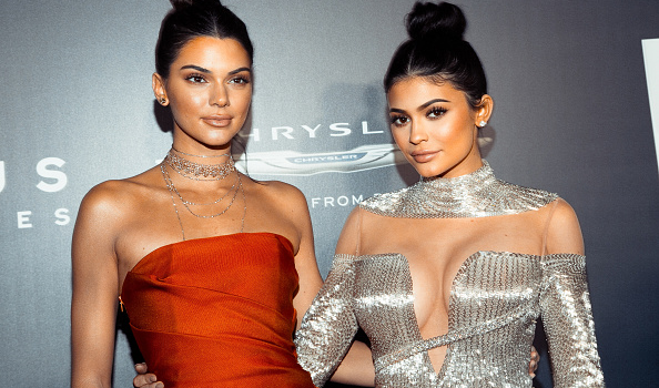 Kendall Jenner and Kylie Jenner at for the NBCUniversals 74th Annual Golden Globes After Party. Photographed by Gabriel Olsen