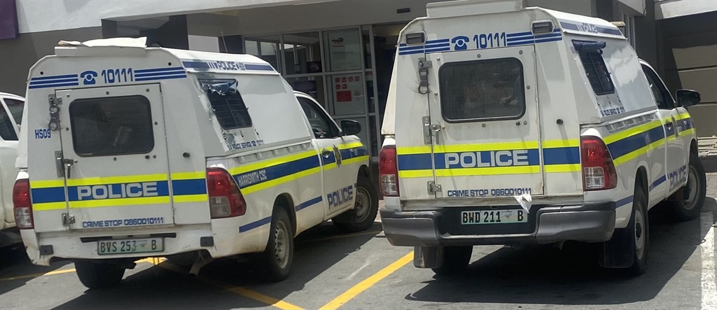 Free State police have recovered the principal's bakkie after it was abandoned in Welkom. Photo by Keletso Mkhwanazi