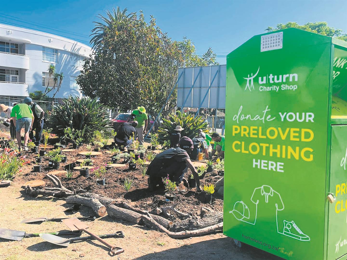 U-turn currently collects clothes using steel bins that will be placed in conspicuous public places for those who would like to donate old and unwanted clothes.PHOTOS: Supplied