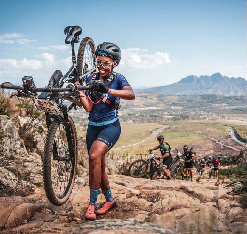 Cyclists like Letshego Zulu have been warned to avoid certain areas around Gauteng because of criminal elements. 