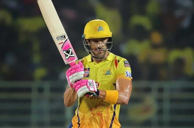 Chennai Super Kings batsman Faf du Plessis (PA)