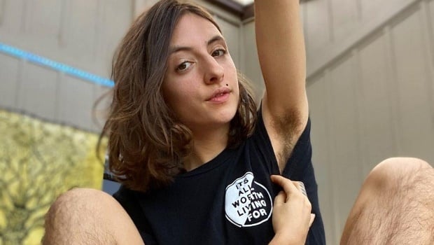 This woman has ditched her razor for four years and embraces body hair | You
