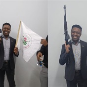 Ex-Joburg mayor comes out guns blazing to defend Hamas support post while wielding a rifle