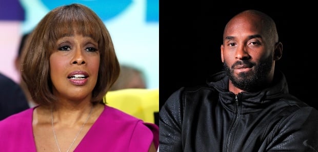Gayle King and Kobe Bryant. (Photo: Getty/Gallo Images)