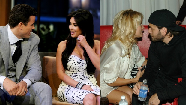 Kim Kardashian  and Pamela Anderson are two celebrities who have been through short marriages. 