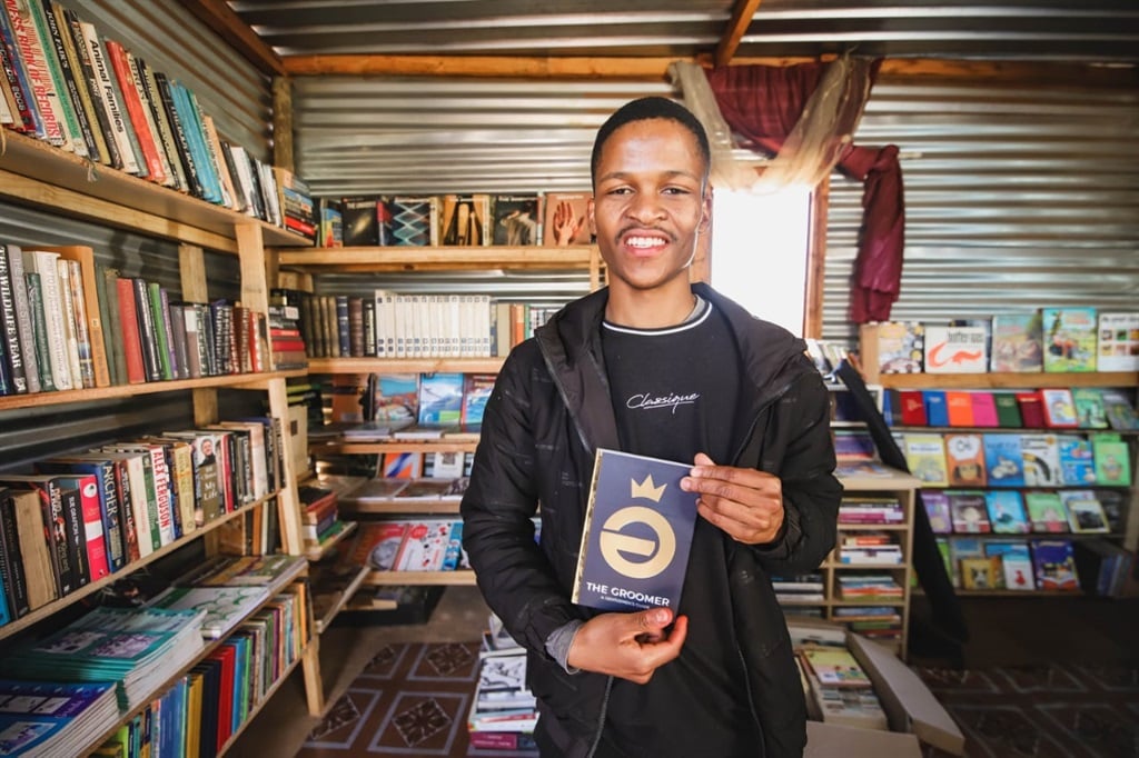 Thabo Madubedube from Somalia park informal settlement in Ekurhuleni has established a shack library.