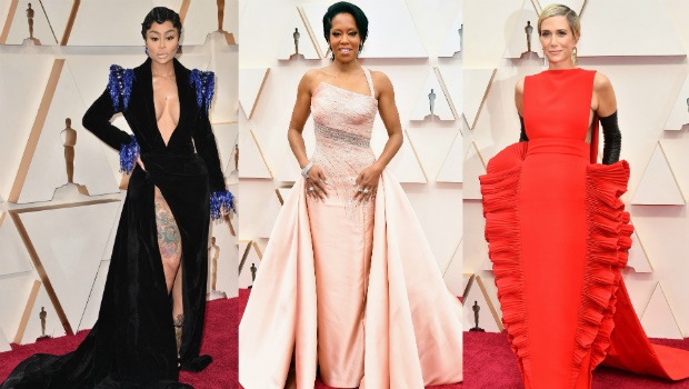 Blac Chyna, Regina King, and Kristen Wiig attend the 92nd Annual Academy Awards at Hollywood and Highland on 9 February. Collage by Afika Jadezweni