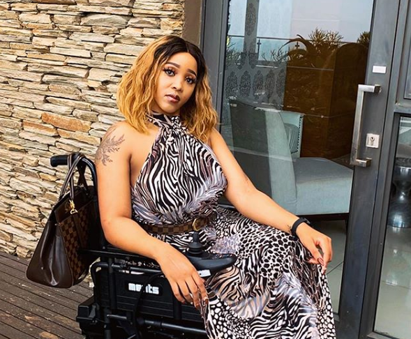 Sbahle Mpisane is still on the road to recovery