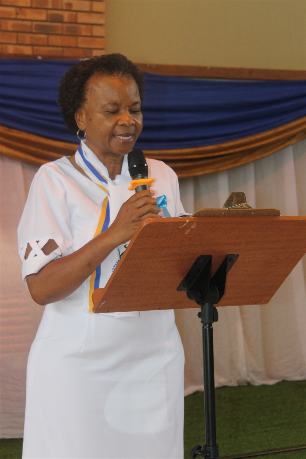 The leader of Mabopane Retired Nurses Task Team, M