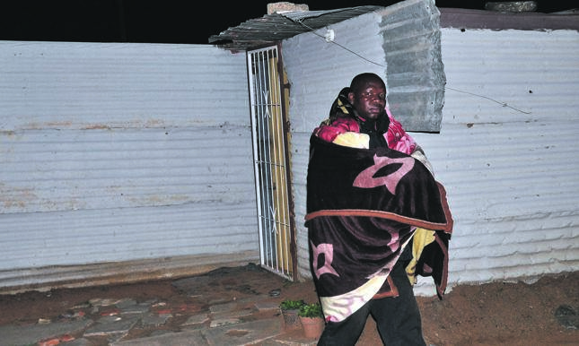 Pastor Paballo Leeuw often sleeps outside his ex-girlfriend’s place to show how sorry he is.          Photo by Kabelo Tlhabanelo