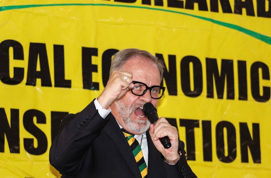 MKMVA spokesperson Carl Niehaus during the press conference of the Radical Economic Transformation support group for former President Jacob Zuma at the Booysens Hotel and Conference Venue in Johannesburg on Wednesday (February 12 2020). Picture: Palesa Dlamini/City Press
