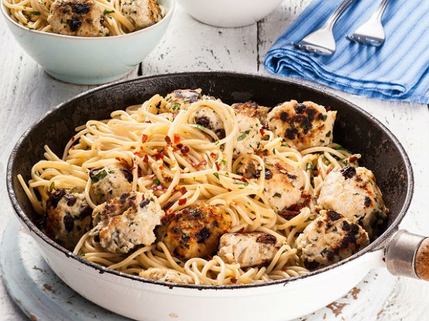 chicken meatball pasta recipe