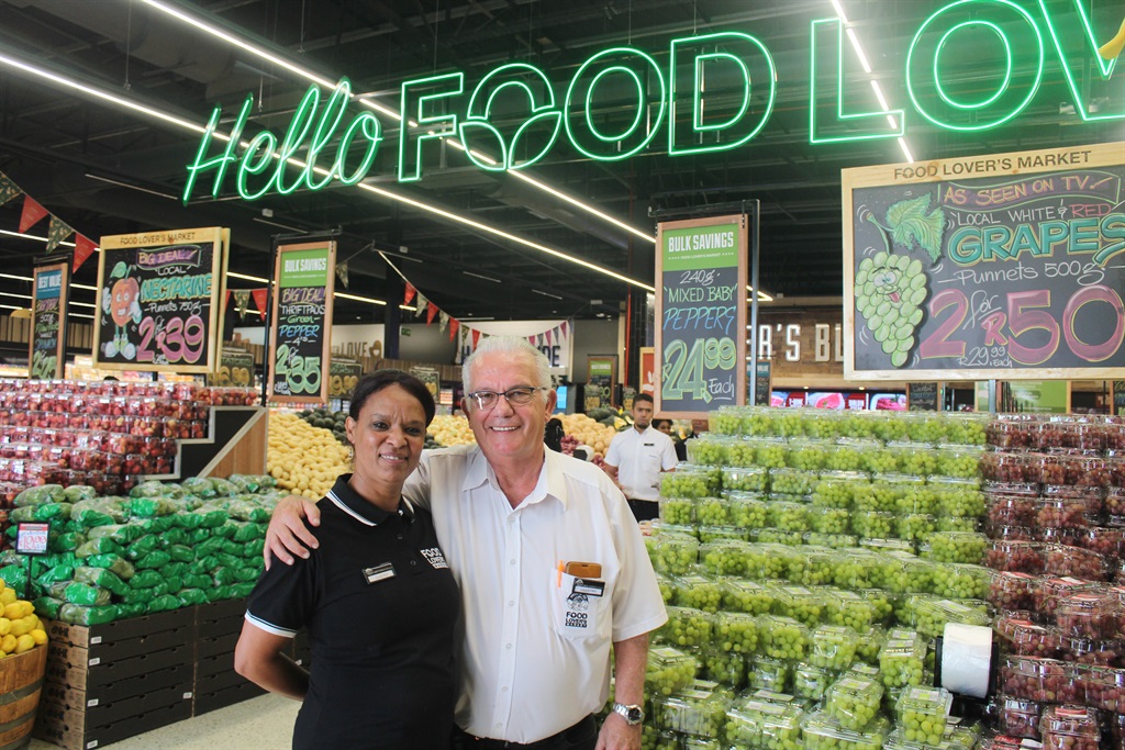 Meet Valentino Riccardi (right), Store Manager at Food Lover's Market Malmesbury who has passionately managed several different stores in South Africa. With him is Assistant Manager, Shafika Jonathan.