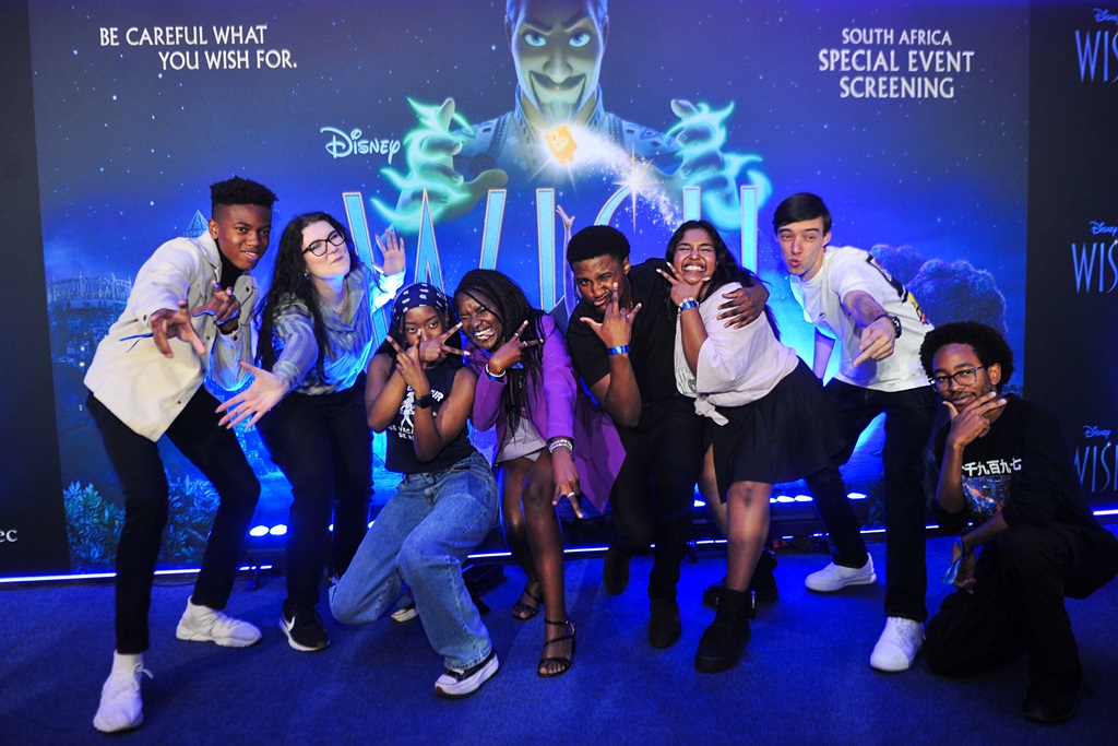 Faces at the premiere of Disney's new film Wish. P