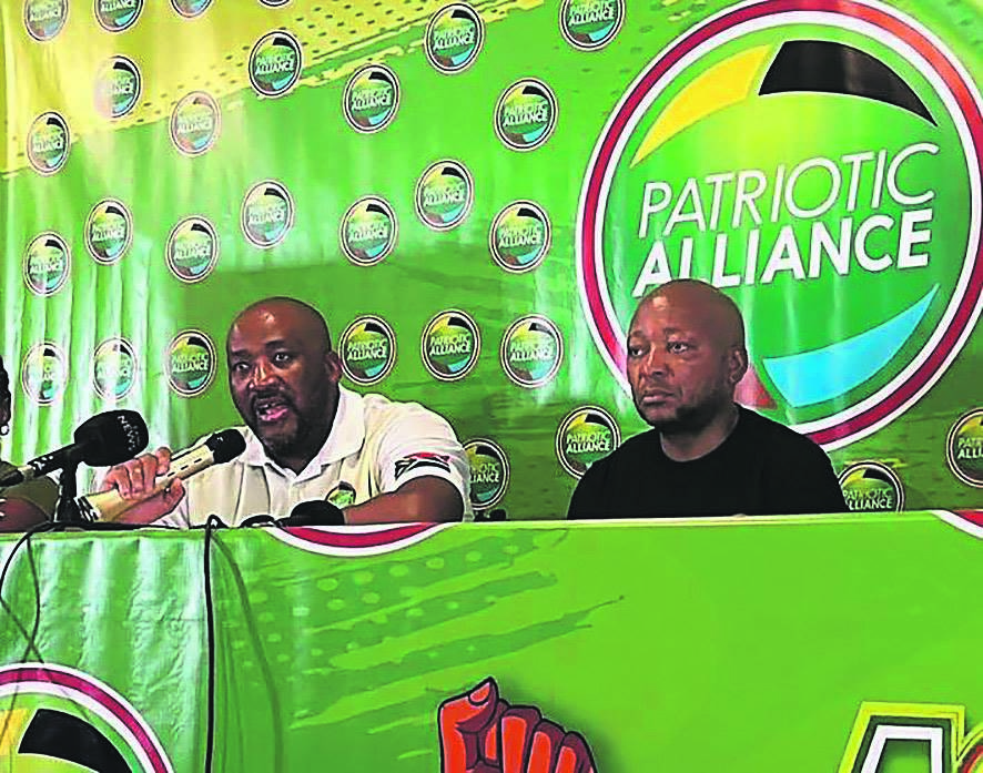 Patriotic Alliance leader Gayton McKenzie and deputy president Kenny Kunne are ready to takeover Gauteng and the Western Cape, respectively.