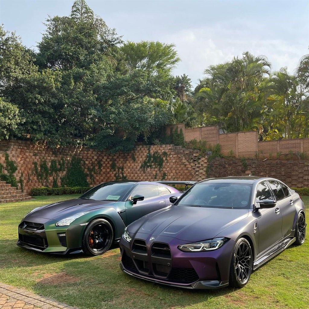Andile & Tamia Mpisane's Nissan GT-R Nismo and BMW M3 Competition Sedan. 