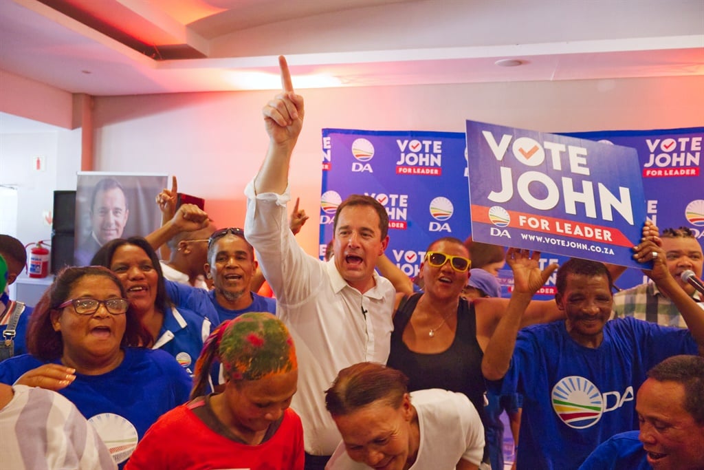 DA interim leader John Steenhuisen after his speech to launch his campaign to become the party's leader at the Hellenic Hall, Mouile Point, Cape Town. (Jan Gerber, News24)