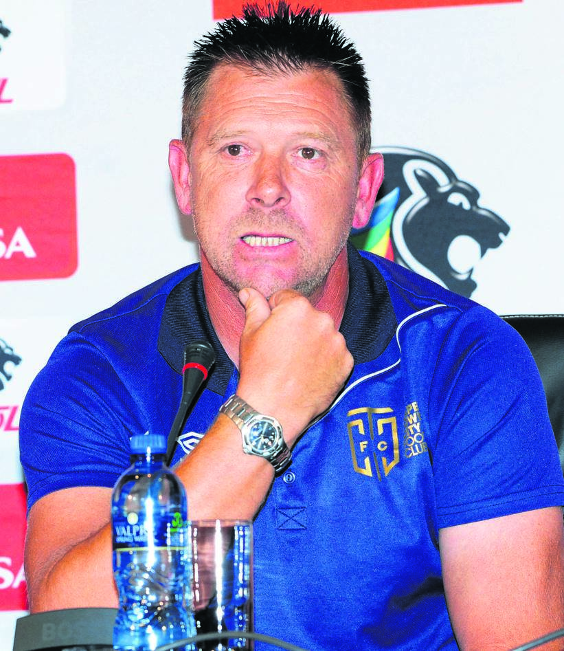 Cape Town City are on the verge of reappointing Eric Tinkler. Photo byBackpagePix 