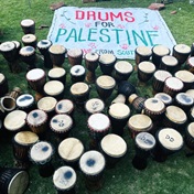 Communities sound 200 drums to protest the ongoing violence in Israel