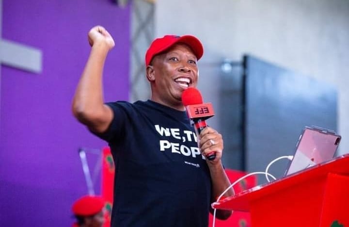 EFF leader Julius Malema was addressing hundreds of KwaZulu-Natal ground forces on Sunday afternoon