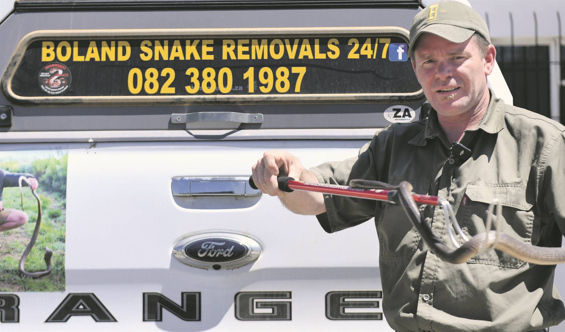 capturer Eduanne Niemand has already caught 750 snakes this season.
