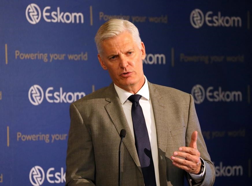 Andrede Ruyter, chief executive of state-owned power utility Eskom. Picture: Sumaya Hisham/Reuters