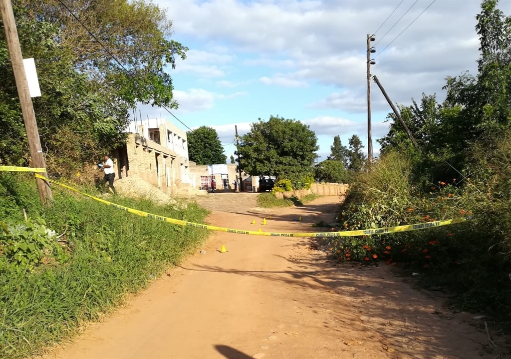 A robber was shot dead during a crossfire with the police. Photo Supplied