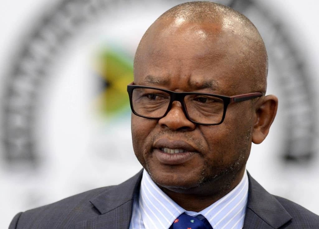 Themba Maseko  testifies in the State Capture Commission.
